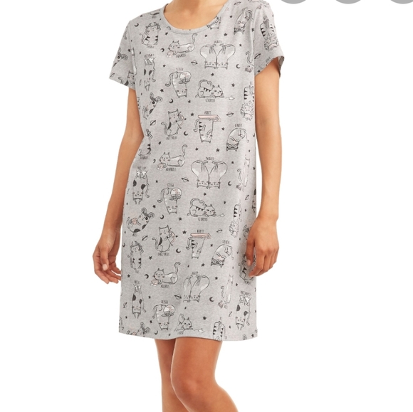 cat night dress